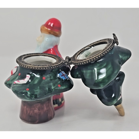 Vintage Ceramic Hinged Trinket Box Holiday Decoration PB194 - Picture 7 of 7